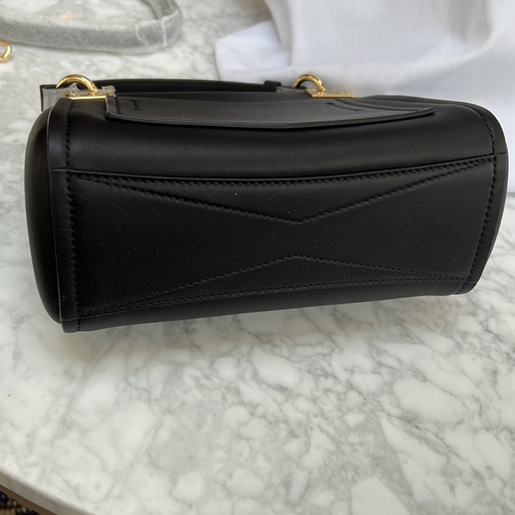 LAST CHANCE.  GONE./SOLD Givenchy Mystic Mini Black Calfskin Handbag. NEW - Picture 4 of 10